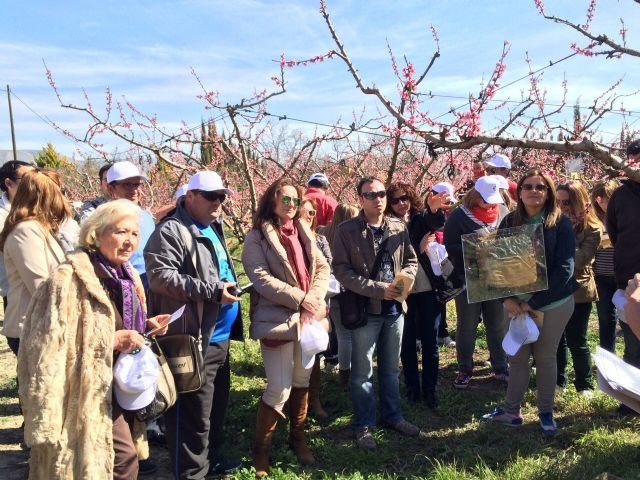 Turismo trae a la Región a periodistas y agentes de viajes para promocionar la floración en Cieza y el Valle de Ricote - 1, Foto 1