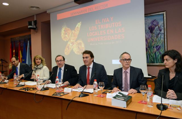 La Universidad de Murcia organiza una Jornada sobre el IVA y los tributos locales en las universidades - 1, Foto 1