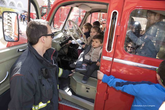 Los Bomberos de Cartagena se exhibieron para celebrar a su patrón - 4, Foto 4