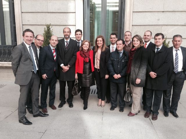 Representantes de Adimur visitan el Congreso con la diputada María Dolores Bolarín - 1, Foto 1