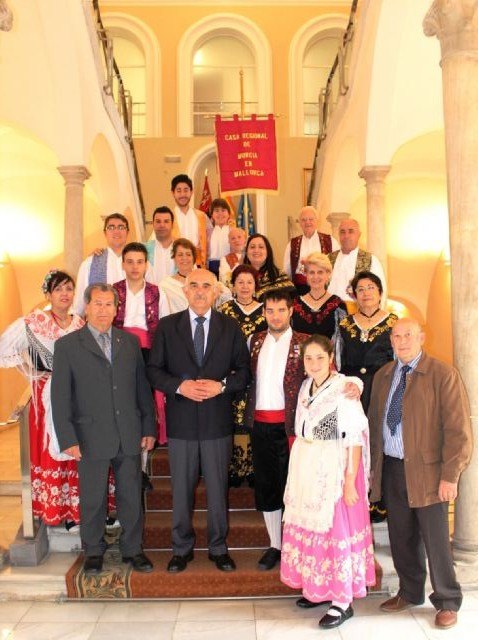 El presidente Garre recibe a una delegación de la Casa Regional de Murcia en Mallorca - 3, Foto 3