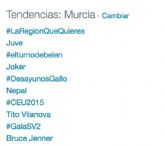 El #hashtag de la Conferencia Ciudadana del PSRM, trending topic hoy en la Región