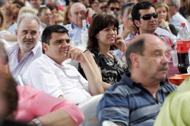 Gabriel Esturillo y José Ignacio Gras, juntos en la presentación de la lista socialista al consistorio murciano - 1, Foto 1