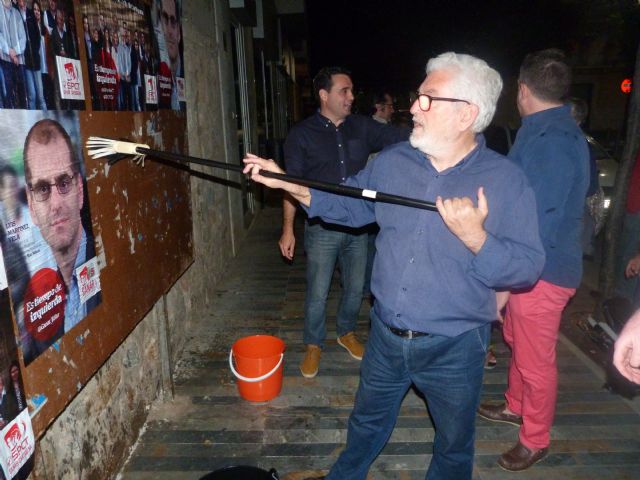 Ganar Cartagena arranca su campaña electoral con la tradicional pegada de carteles - 2, Foto 2