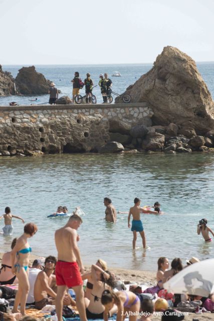 Espectáculo sobre dos ruedas en Cala Cortina con la Copa de España de Trialbici - 2, Foto 2