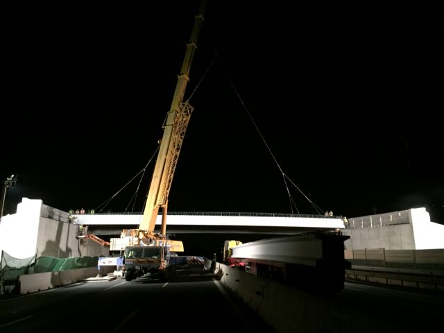 Comienzan las obras para la construcción del puente de la Costera Sur sobre la A-30 - 2, Foto 2