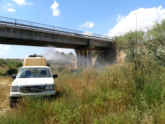 El Ayuntamiento de Alguazas comienza el habitual tratamiento contra los insectos previo al verano - 1, Foto 1