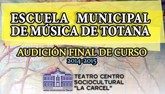 La Escuela Municipal de Msica celebra las audiciones de final de curso 2014/15 durante las dos prximas semanas