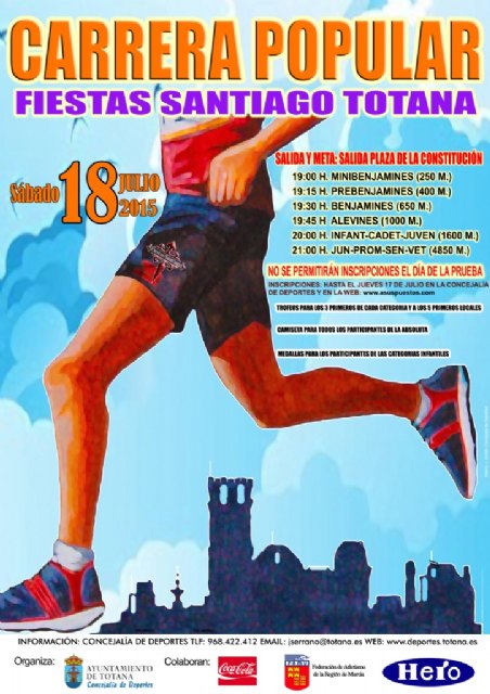 El 18 de julio, Totana celebra corriendo las Fiestas de Santiago - 1, Foto 1