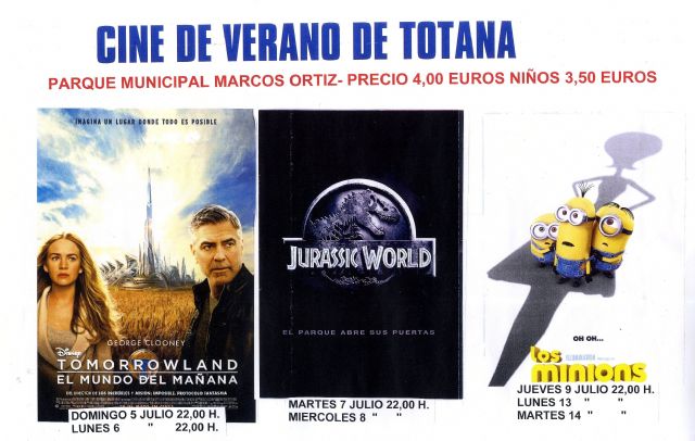 Prosigue la programación del Cine de Verano en el Auditorio del Parque Municipal Marcos Ortiz - 1, Foto 1