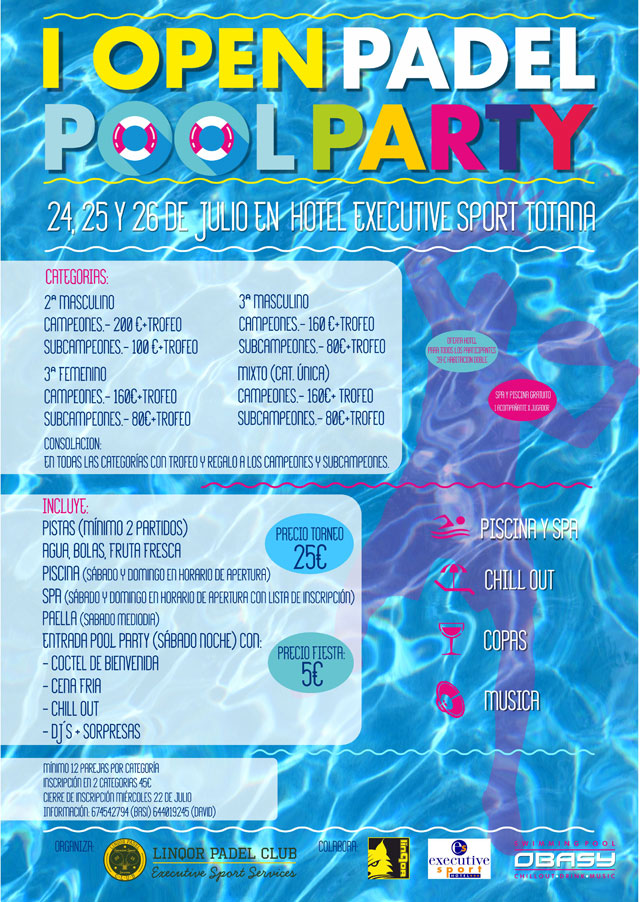 El Hotel Executive Sport acogerá la 80´s Night Party y el I Open Pádel Pool Party - 2, Foto 2