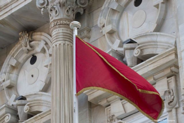 La enseña de la Sublevación Cantonal ondea en el Palacio Consistorial - 5, Foto 5