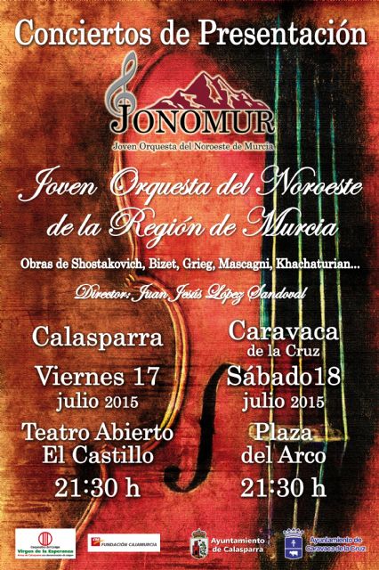 La Joven Orquesta del Noroeste de la Región de Murcia se presenta este sábado en Caravaca - 1, Foto 1