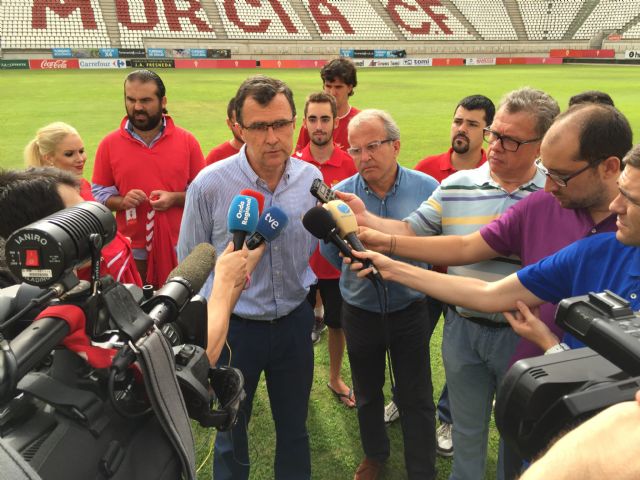 Ballesta muestra su respaldo al Real Murcia para que dure, al menos, 100 años más - 5, Foto 5