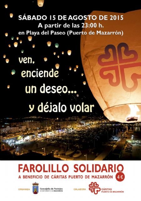 Más de mil farolillos iluminarán la Bahía de Mazarrón con un fin solidario - 2, Foto 2