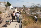 El Ayuntamiento restaura el patrimonio natural de la ladera sur del Castillo de Nogalte