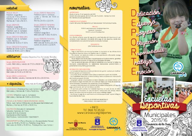 El Ayuntamiento lanza la oferta de Escuelas Deportivas con 16 disciplinas, dos de ellas para niños con discapacidad - 2, Foto 2