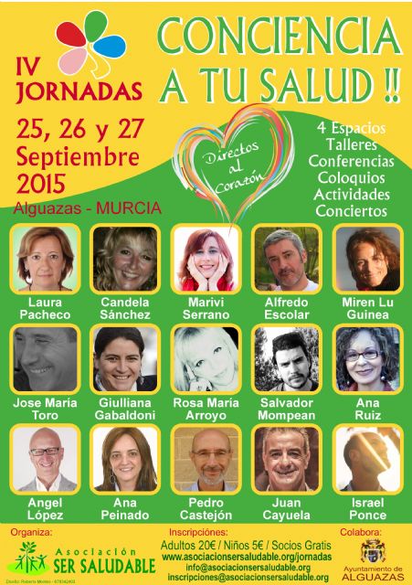 Alguazas acogerá las IV Jornadas Conciencia a tu Salud - 1, Foto 1