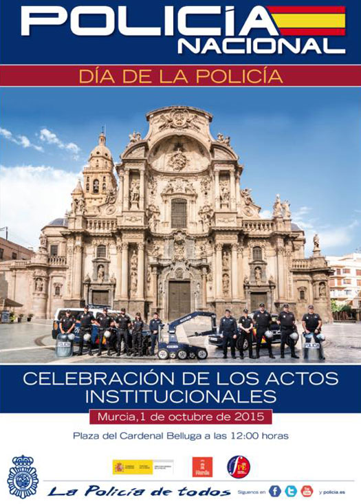 La ciudad de Murcia acoge los actos de celebración del Día de la Policía 2015 - 1, Foto 1