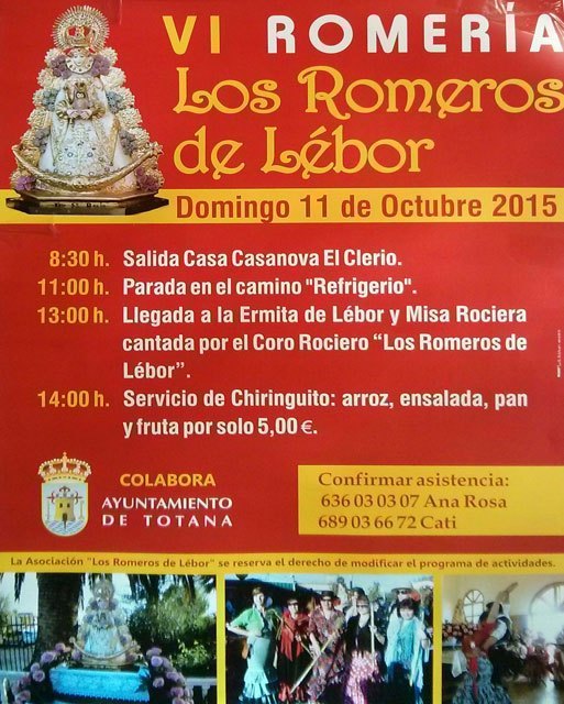 La VI Romería Los Romeros de Lébor se traslada al domingo 11 de octubre, Foto 2