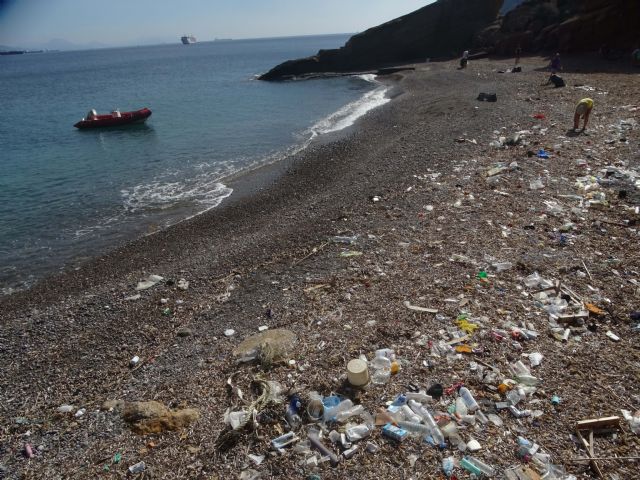 Cala Salitrona deja de ser nuevamente un vertedero costero, al menos durante un tiempo - 1, Foto 1