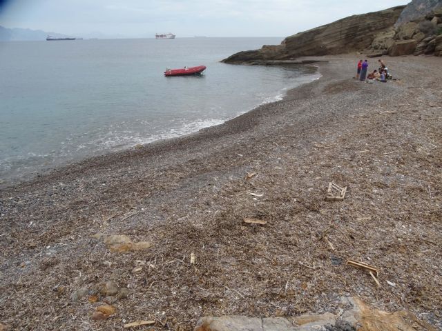 Cala Salitrona deja de ser nuevamente un vertedero costero, al menos durante un tiempo - 2, Foto 2