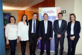 El Alcalde de Alcantarilla, Joaquín Buendía, visita Plasbel Plásticos, empresa líder nacional en bolsas reutilizables
