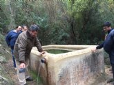 La recuperación de los caños de Espuña y Las Alquerías permitirá que regantes de Heredamientos de Alhama y Totana sigan utilizando el agua