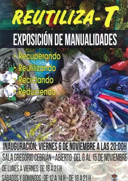 Exposición de manualidades Reutiliza-T sobre elementos reutilizados y reciclados - 1, Foto 1