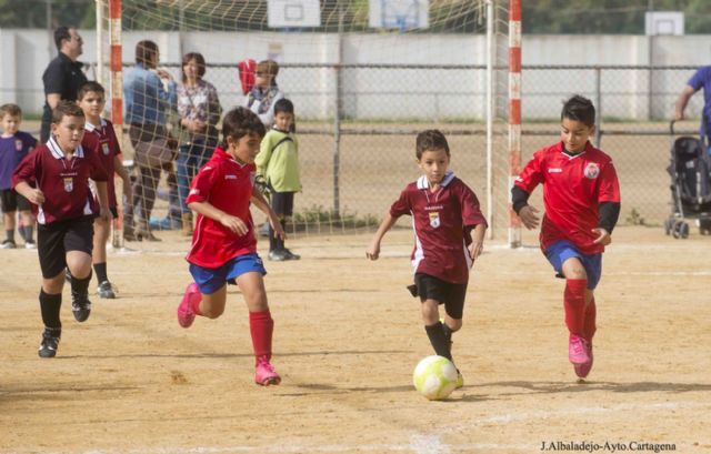 A.D. Barrio Peral, U.P.C.T. Ciudad Jardín B, la E.F. Aljorra B y C.D. Juvenia de Pozo Estrecho, líderes en la modalidad de fútbol 5 - 5, Foto 5