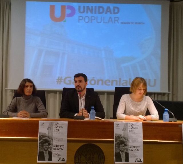 Garzón arropa la candidatura de UP-IU-Verdes en la Región de Murcia - 1, Foto 1