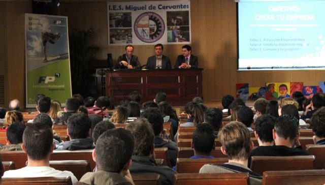 La Comunidad busca vocaciones emprendedoras entre más de 300 alumnos de FP para ayudarles a montar su propio negocio - 1, Foto 1