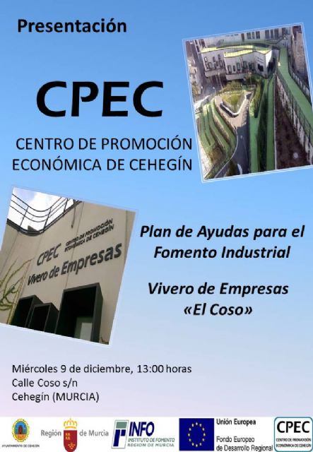 La Concejalía de Desarrollo Local celebrará una jornada, el 9 de diciembre, para explicar las funciones del nuevo Centro de Promoción Económica - 1, Foto 1