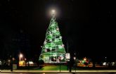 Murcia estrenará la próxima semana el árbol de Navidad más alto de la historia