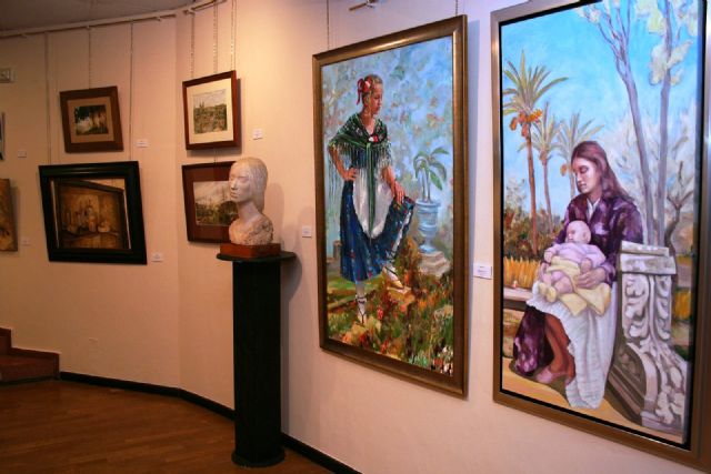 Abre la Muestra de Artistas y Pintores Murcianos en el Centro Cultural Infanta Elena durante la Navidad - 3, Foto 3