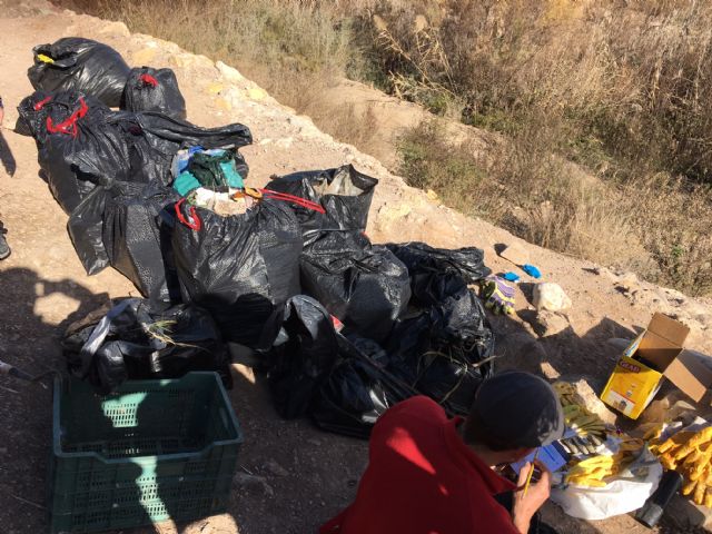 Varias asociaciones hacen una limpieza en el azud de la Contraparada - 4, Foto 4