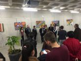 Inaugurada 'Punto y Arte', Exposicin alumnos del IES Luis Manzanares