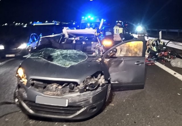 Accidente en la A7, a la altura de Primafrio, en Alhama de Murcia - 1, Foto 1