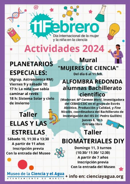 El Museo de la Ciencia y el Agua celebra el Día Internacional de la Mujer y la Niña en la Ciencia con una programación destacada - 1, Foto 1