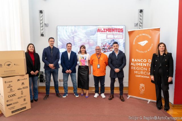 Los equipos de Cartagena lanzan una campaña solidaria en favor del Banco de Alimentos - 1, Foto 1