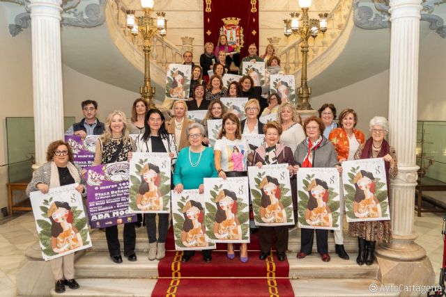 Cartagena conmemora el Día Internacional de la Mujer con arte, cuentacuentos, hip hop en La Manga y deporte en Cala Cortina - 1, Foto 1