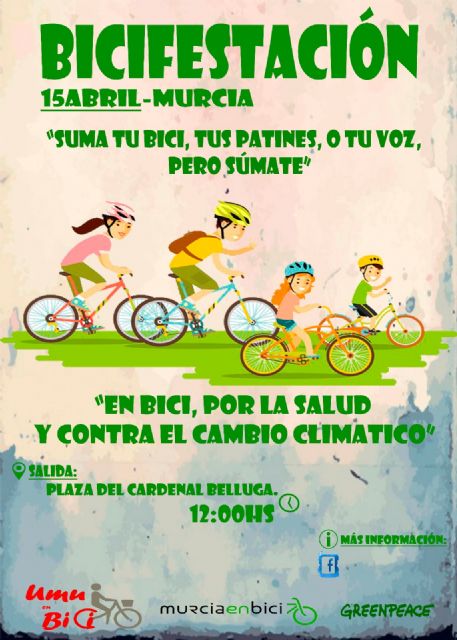 El 15 de abril una marcha en bici revindicará la implantación de medidas que fomenten el uso de la bicicleta en Murcia - 1, Foto 1