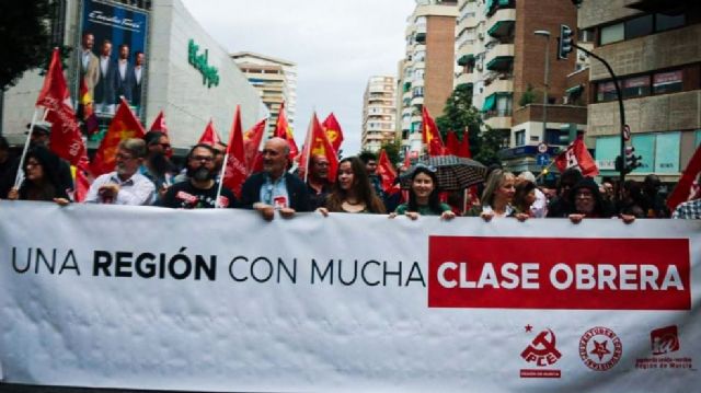 PCRM: Éxito Rotundo en las Manifestaciones del 1 de Mayo del Partido Comunista de la Región de Murcia - 1, Foto 1