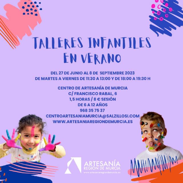 El Centro Regional de Artesanía de Murcia programa para las vacaciones de verano diferentes talleres infantiles - 1, Foto 1