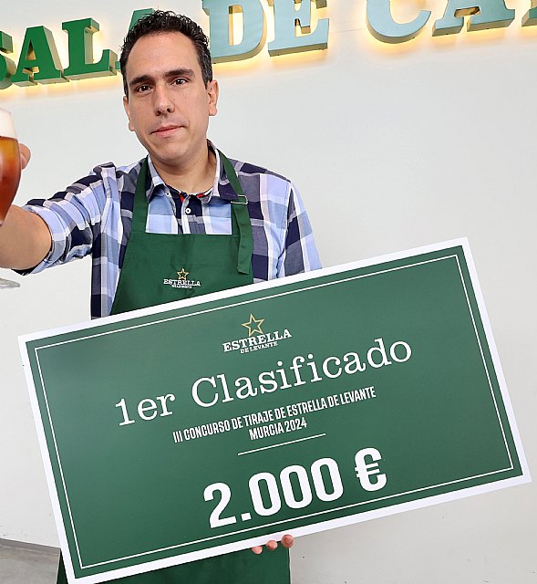 Antonio Martínez, de Tandem Kitchen & Bar en Calasparra, ganador del III Concurso de Tiraje de Cerveza EdL - 2, Foto 2