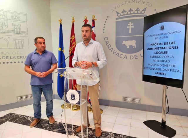 La AIREF saca por primera vez al Ayuntamiento de Caravaca del informe de riesgo de sostenibilidad financiera y ratifica la mejora de la situación económica - 1, Foto 1