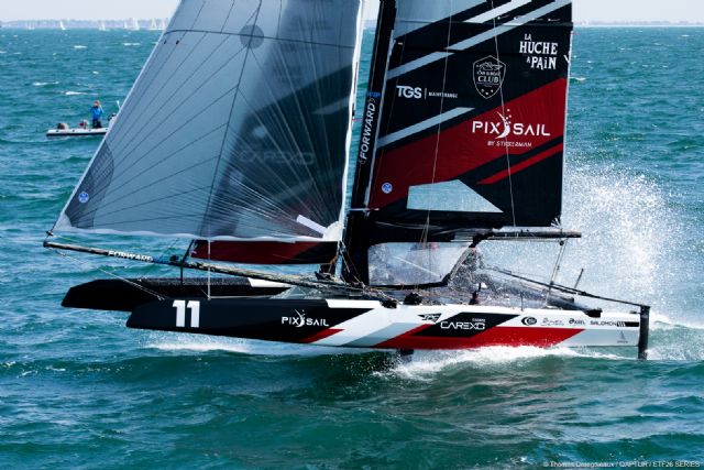 El Mar Menor acoge la última prueba del circuito internacional de catamaranes foileadores de la clase etf26 - 1, Foto 1