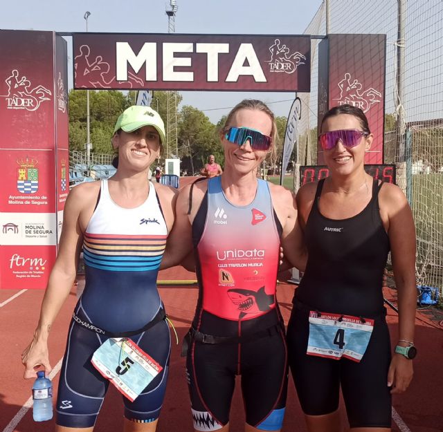 Mateo Pesquer y Annika Asselman, nuevos campeones regionales de acuatlón en Molina de Segura - 1, Foto 1