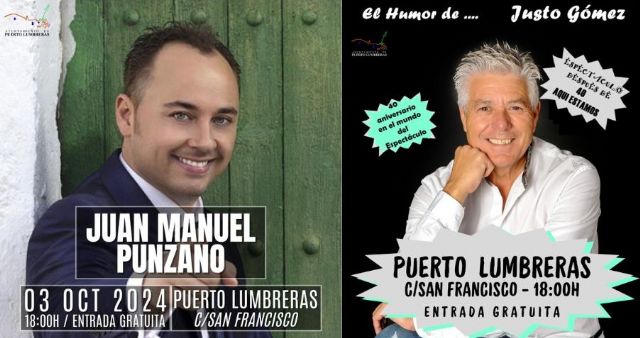 Juan Manuel Punzano y Justo Gómez y protagonizarán el 'Día del Mayor' en la Feria de Puerto Lumbreras - 1, Foto 1