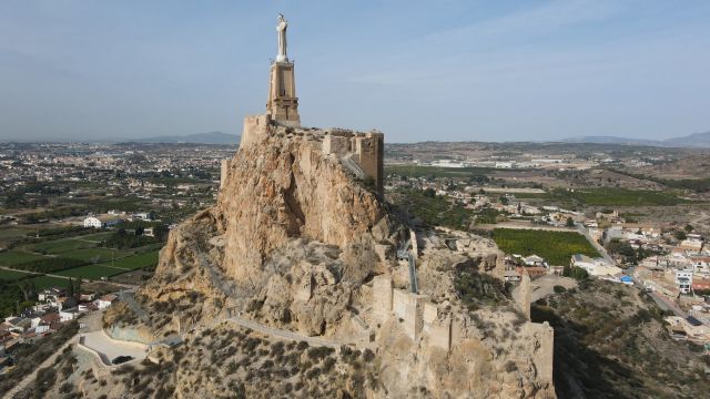 Huermur alerta del riesgo de colapso del castillo de Monteagudo - 1, Foto 1